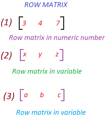 Matrix definition all types ppt